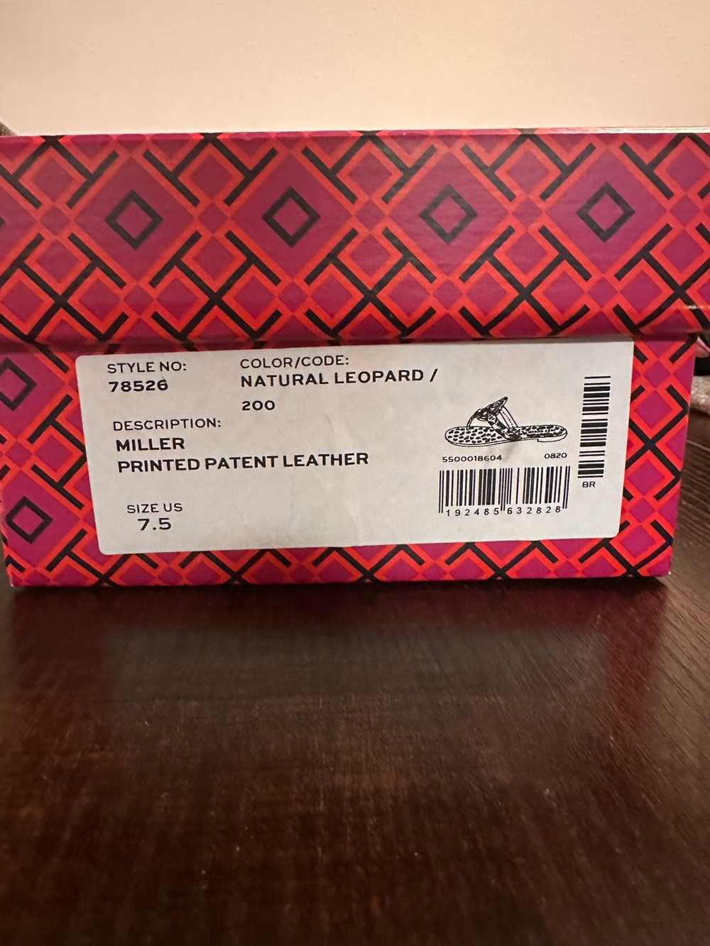 Tory Burch Miller Leopard Print Sandals- Natural Leopard- Size 7.5 - Picture 7 of 10